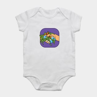 Nature and human friendship Baby Bodysuit